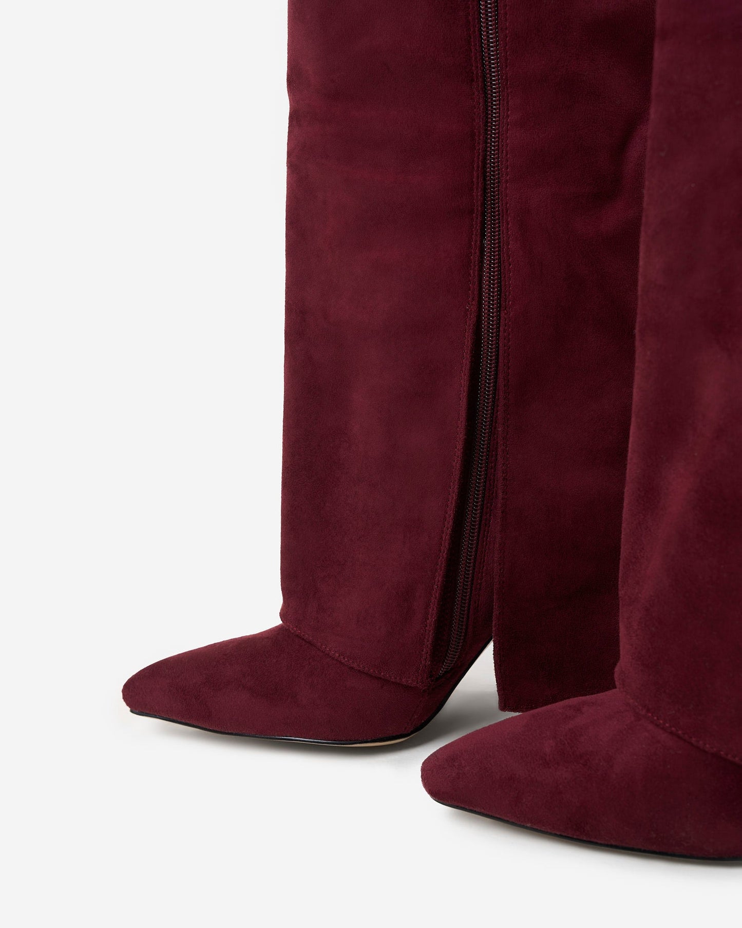 Lavista Suede knee high boots - Burgundy