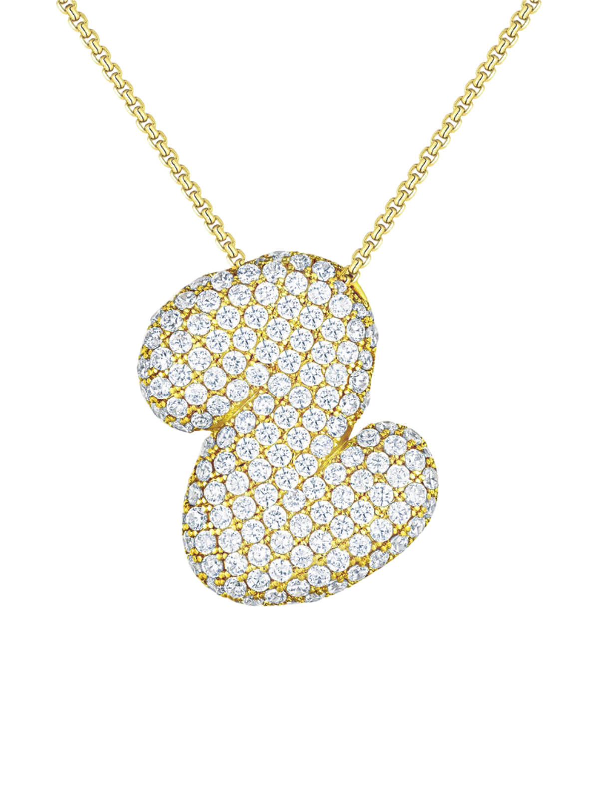 Luna Bubble Letter (AZ) Necklace