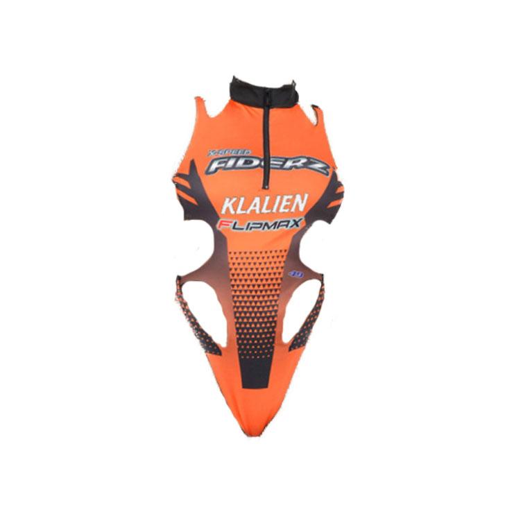 Sleeveless hollow out contrast print halter backless bodysuit