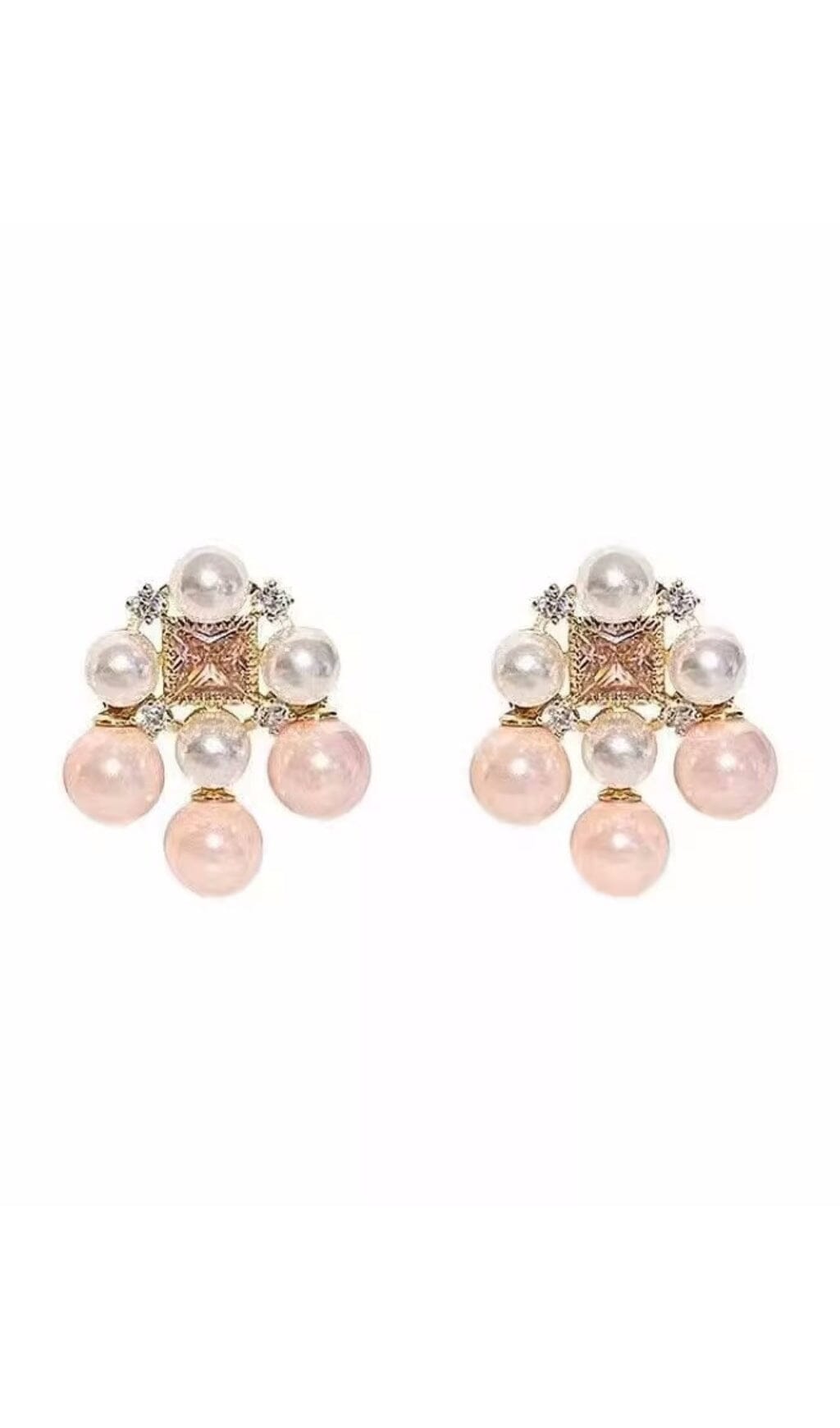 Arianna Pearl Earring In Pink