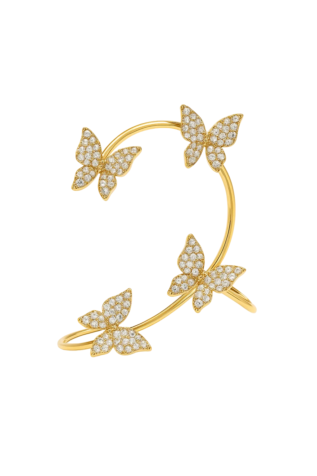 Celestia Butterfly Ear Cuff – Pair