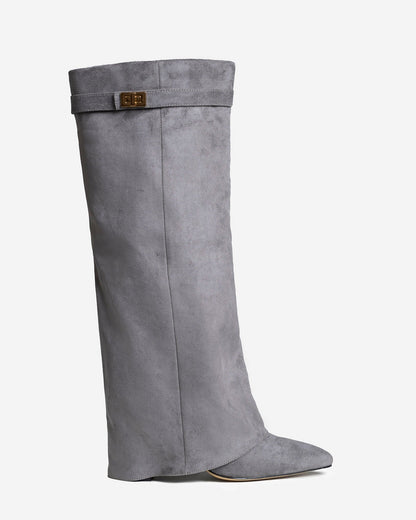Lavista Suede knee high boots - Gray