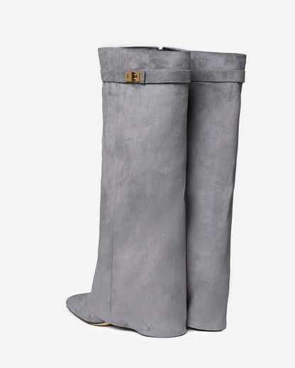 Lavista Suede knee high boots - Gray
