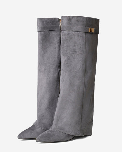 Lavista Suede knee high boots - Gray