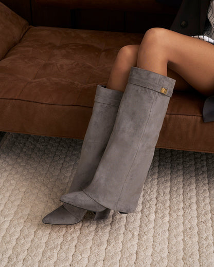 Lavista Suede knee high boots - Gray