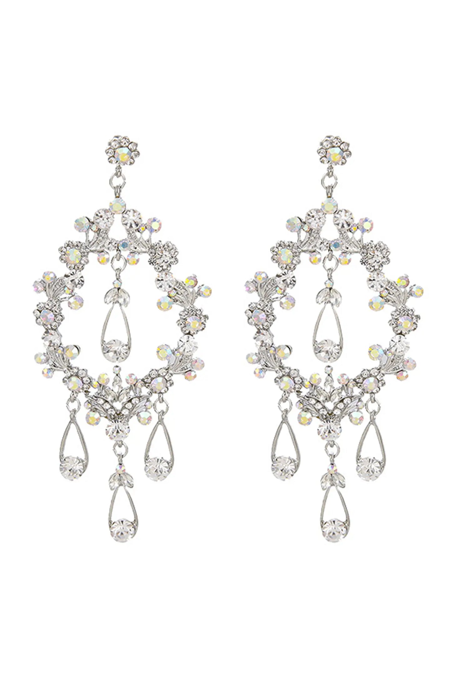 Titus Silver Diamond Earrings