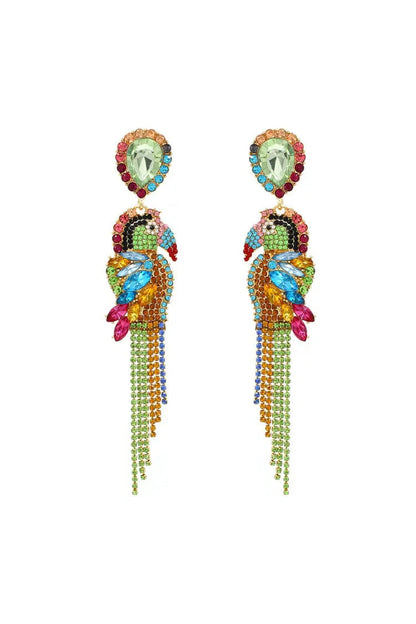 Kaizen Parrot Diamante Earrings