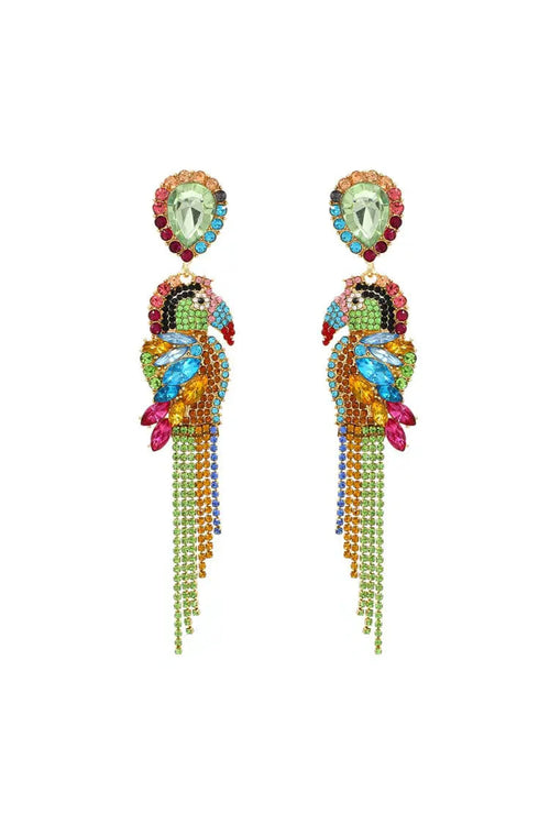 Kaizen Parrot Diamante Earrings
