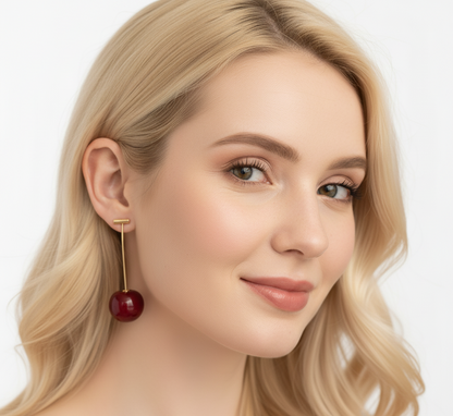 Cherry Luxe Earring – Pair