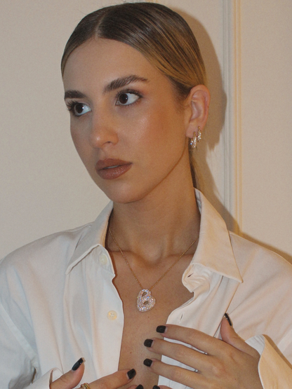 Luna Bubble Letter (AZ) Necklace