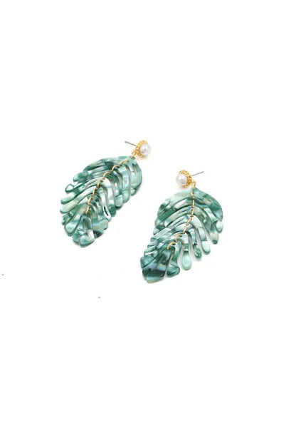 Flavia Leaf Earrings