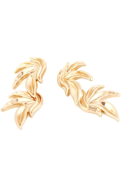 Bexiron Gold Leaves Earrings
