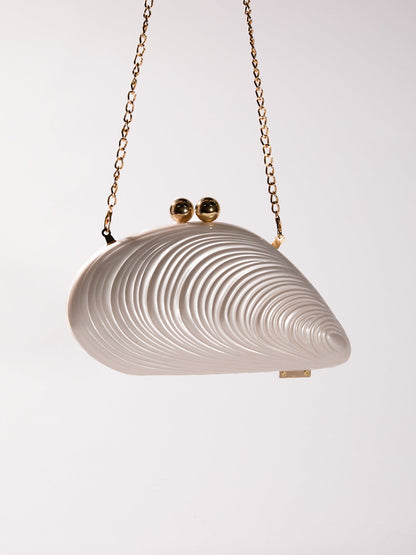 Mahin Seashell Convertible Clutch 