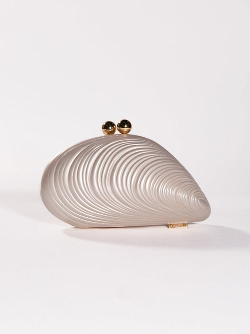 Mahin Seashell Convertible Clutch 