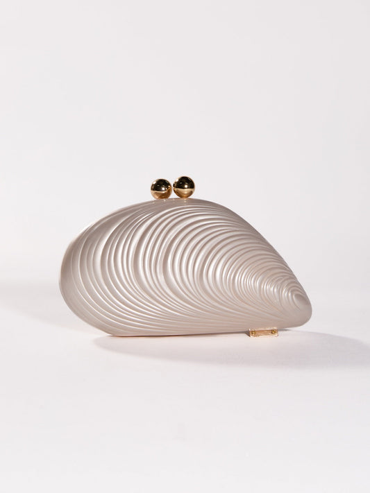 Mahin Seashell Convertible Clutch 