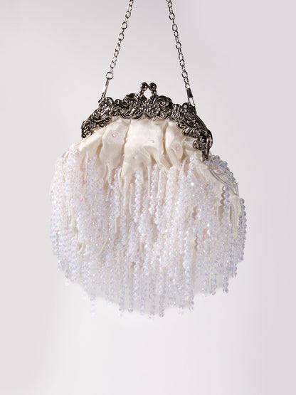 Mahola Beaded Satin Bag 