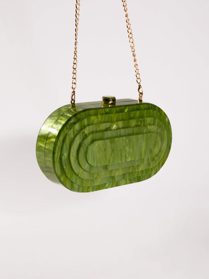 Maike Acrylic Convertible Clutch 
