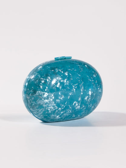 Maina Glitter Acrylic Convertible Clutch 