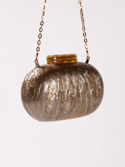 Maizah Acrylic Convertible Clutch 