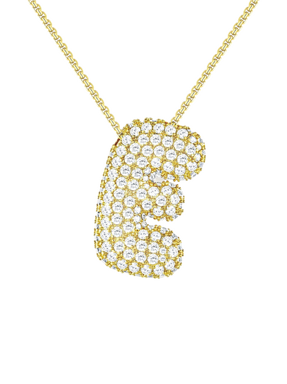 Luna Bubble Letter (AZ) Necklace