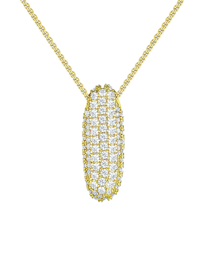 Luna Bubble Letter (AZ) Necklace