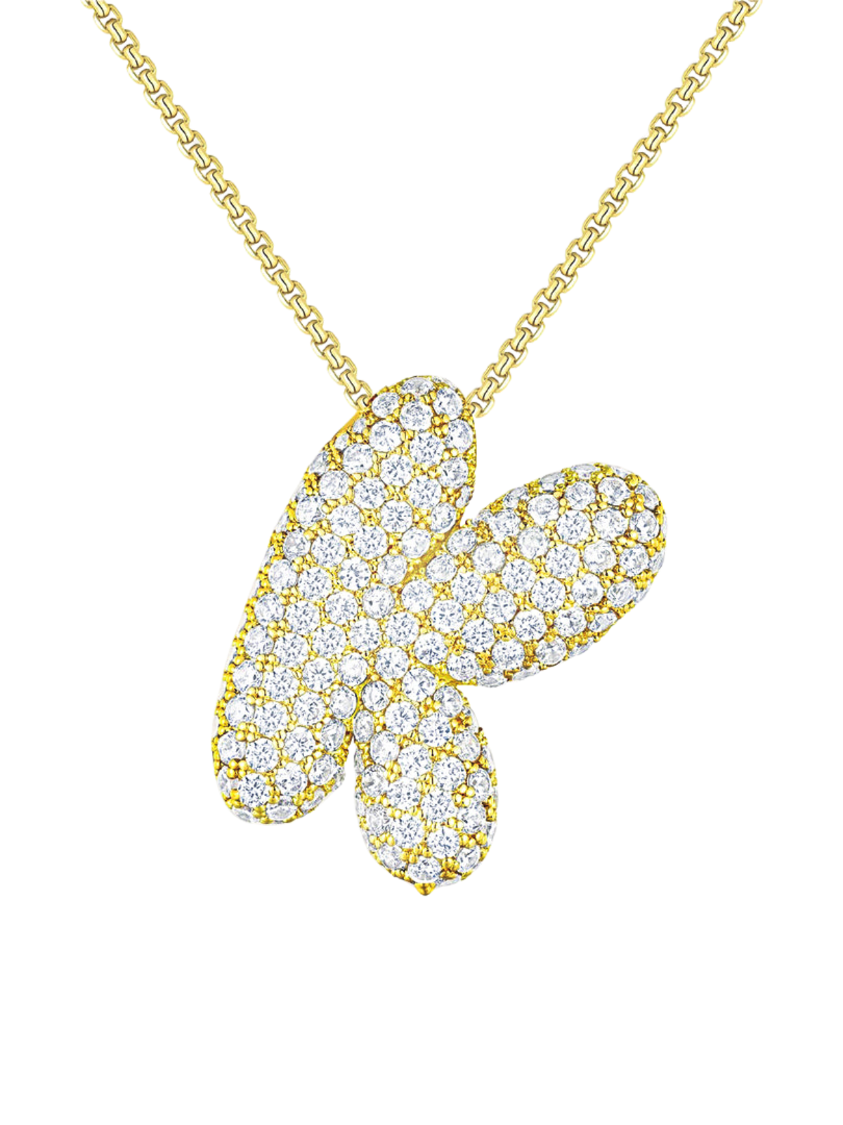 Luna Bubble Letter (AZ) Necklace