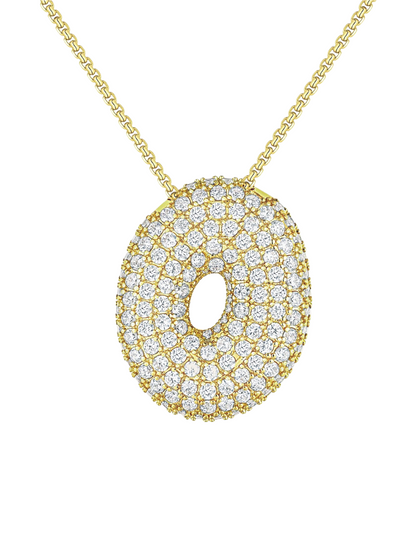 Luna Bubble Letter (AZ) Necklace