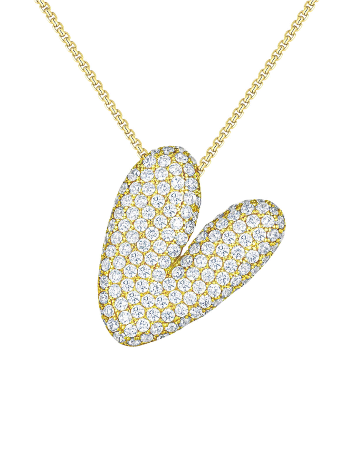 Luna Bubble Letter (AZ) Necklace