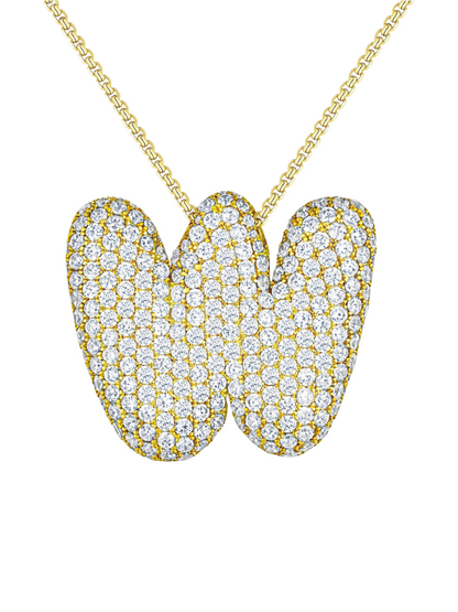 Luna Bubble Letter (AZ) Necklace