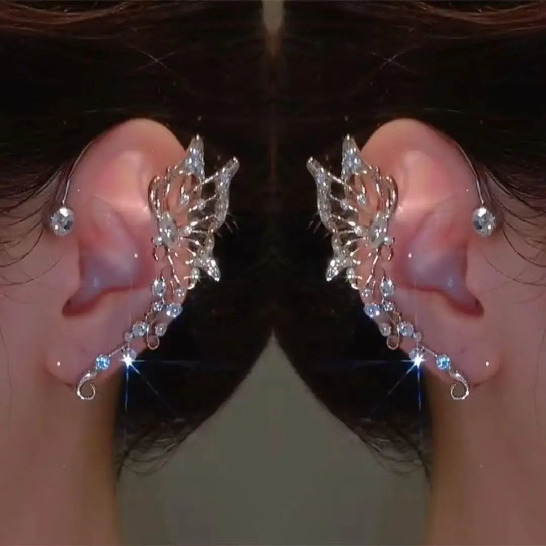 Etherea Butterfly Ear Cuff - Pair 