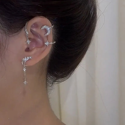 Lunar Dreamscape Ear Cuff – Pair