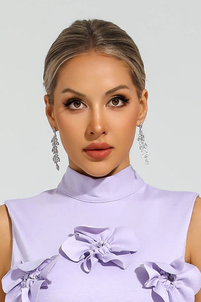 Erosa Silver Leaf Earrings