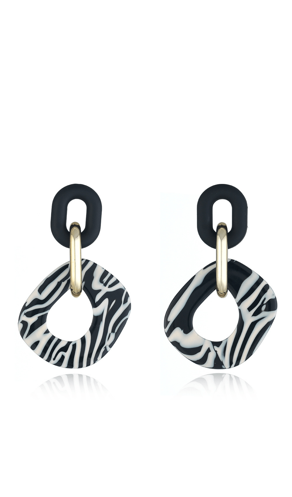 Ariyah Zebra Print Earrings 