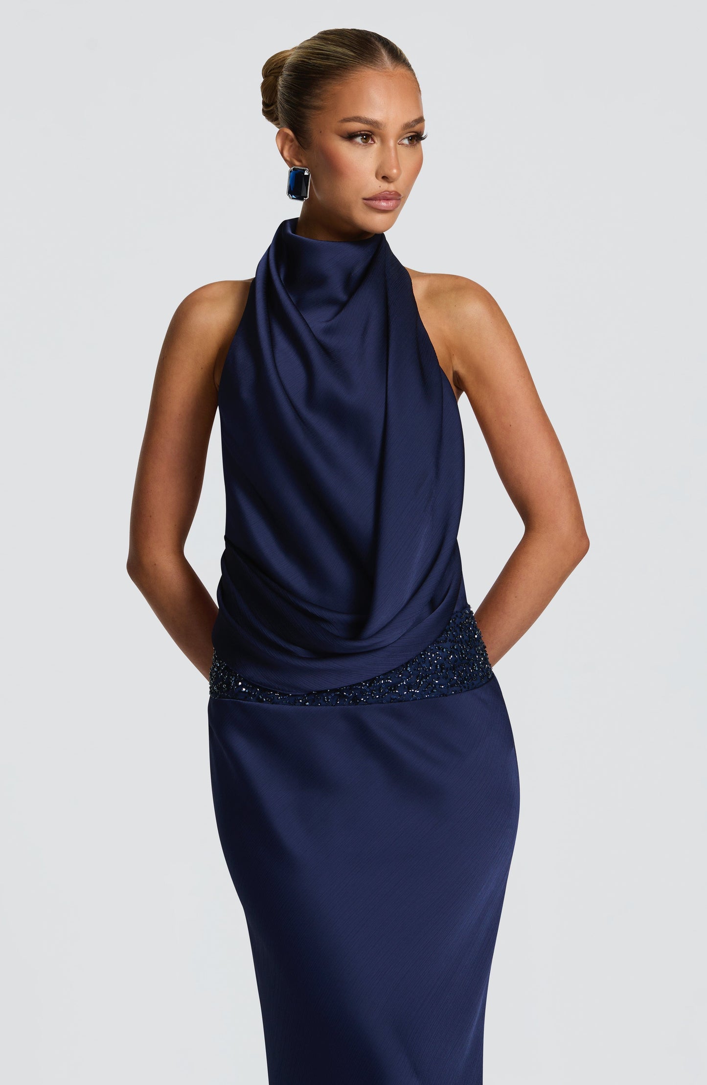 Armelle Maxi Dress - Navy