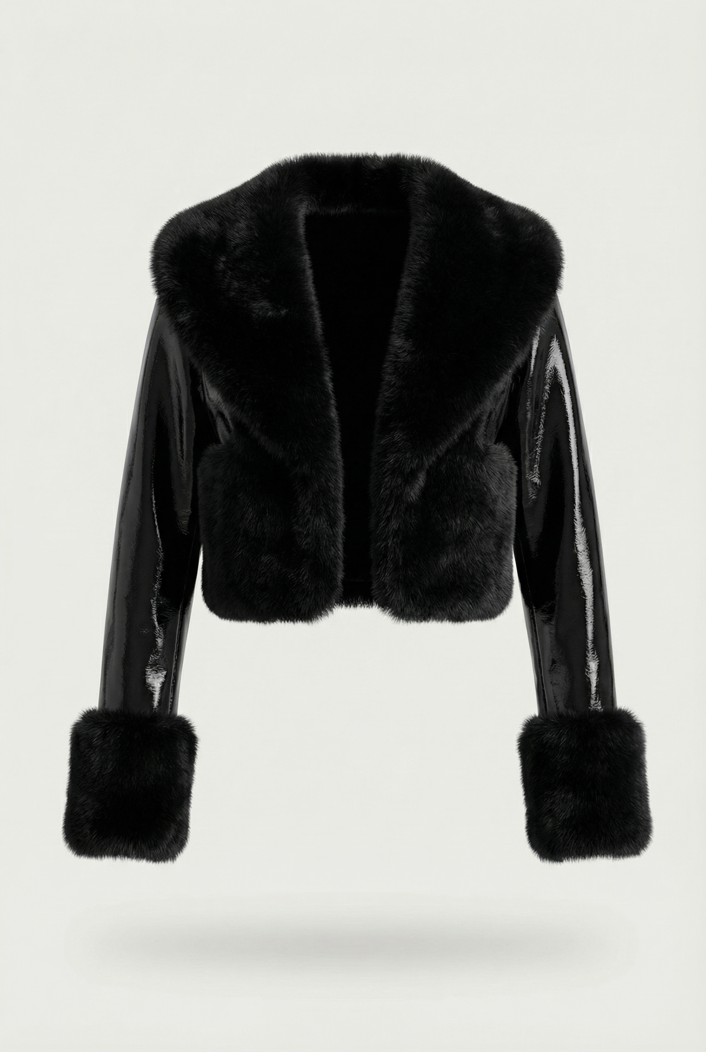 Romane Short Coat – Black