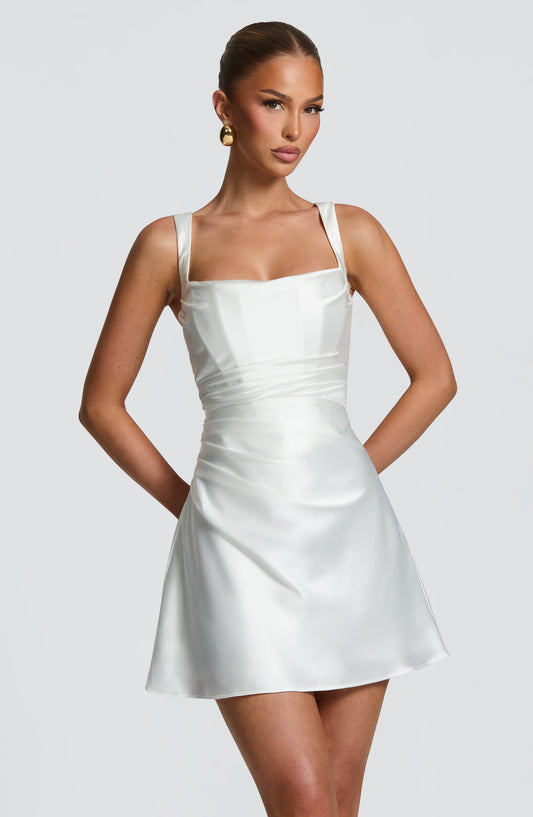 Calanthe Mini Dress - Ivory