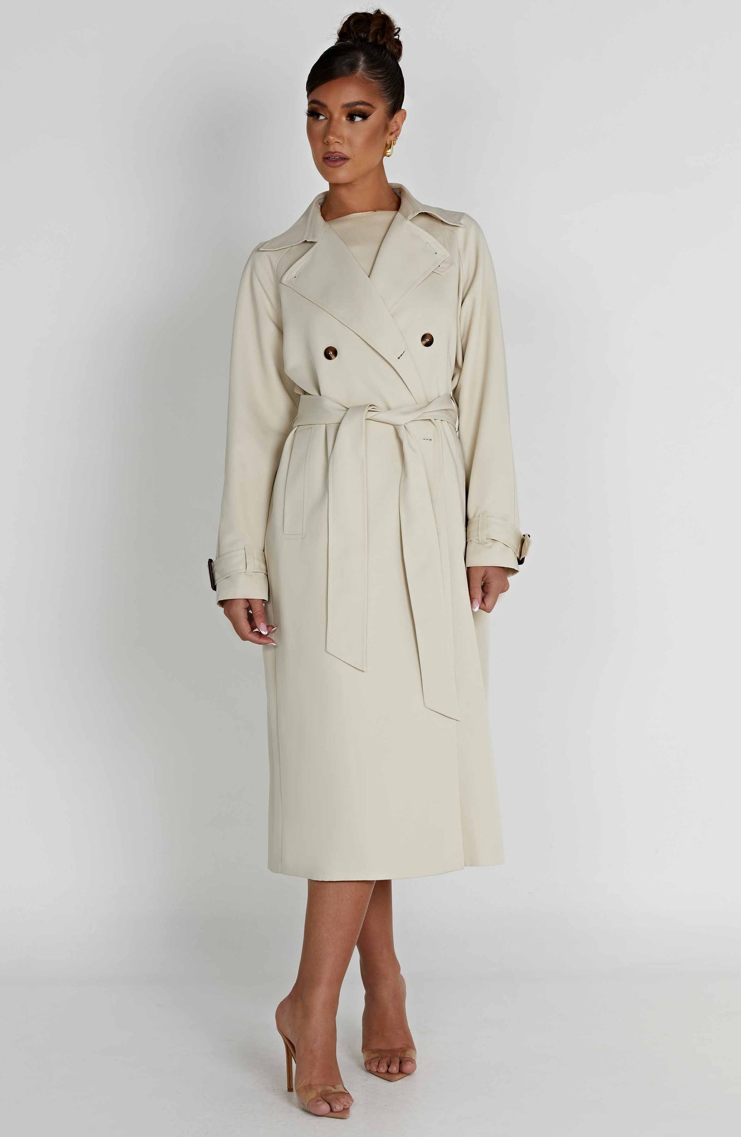 Camila Trench Coat – Sand