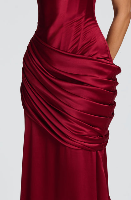 Connie Gown - Burgundy