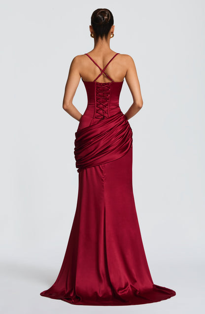 Connie Gown - Burgundy
