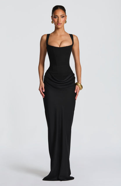 Cornelia Maxi Dress - Black