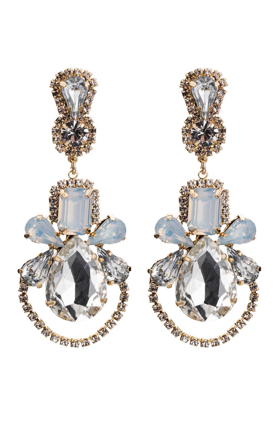 Adeline Gem Drop Earrings 