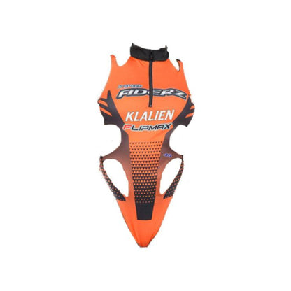 Sleeveless hollow out contrast print halter backless bodysuit