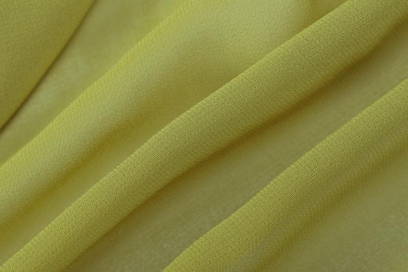 Chiffon see through ruffled long sleeve top