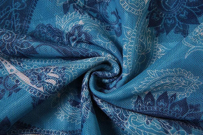 Sheer mesh see through v neck ruffle backless cami crop top