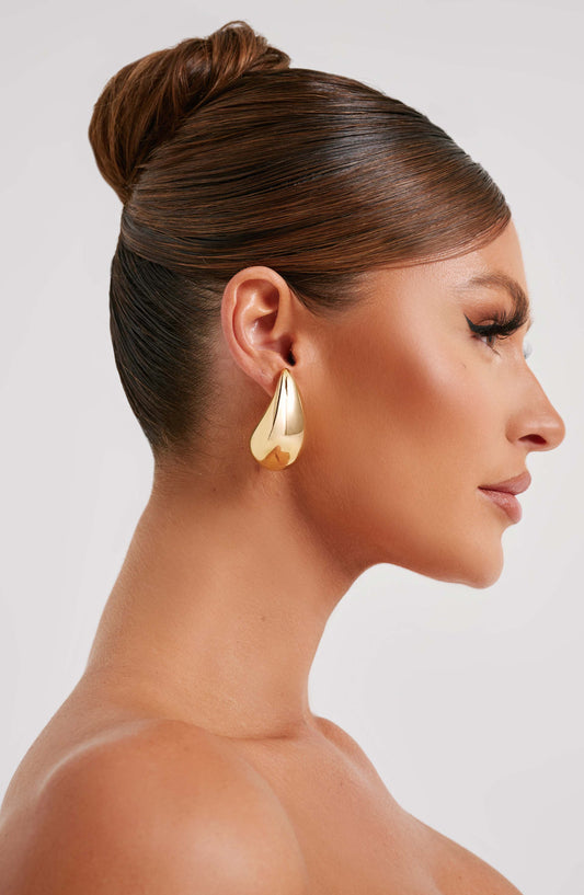 Fayth Large Earrings – Gold