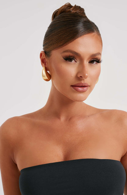 Fayth Large Earrings – Gold