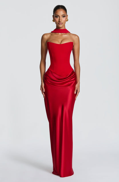 Maggie Maxi Dress - Red