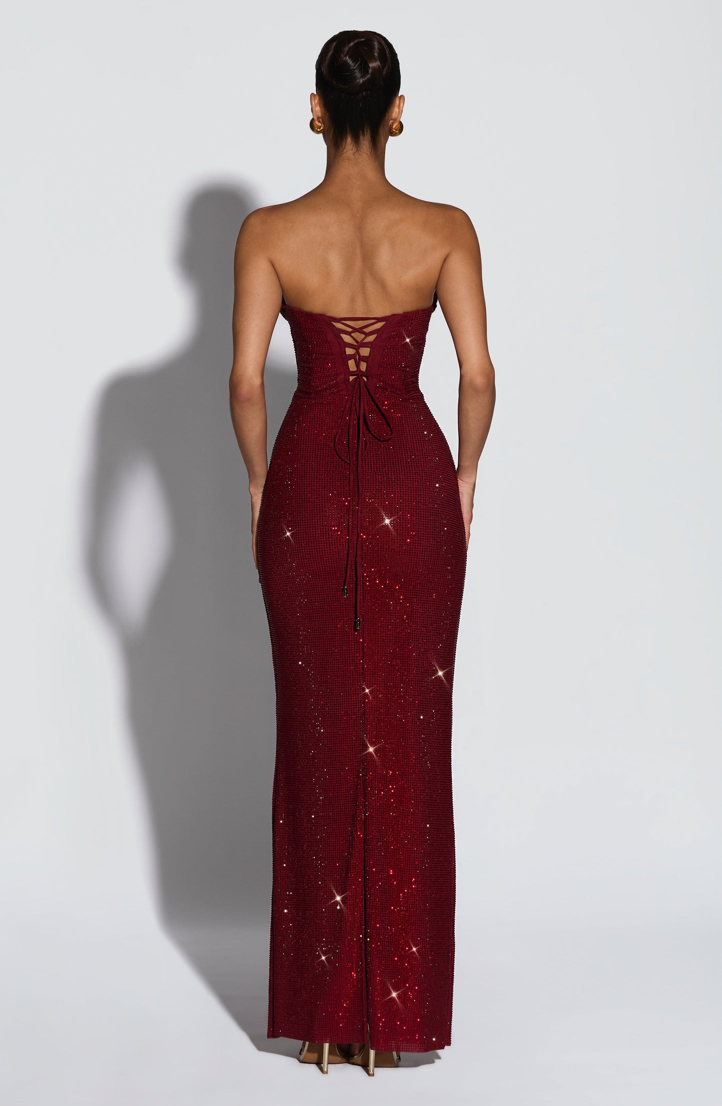 Mirabella Maxi Dress - Burgundy