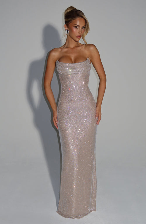 Mirabella Maxi Dress - Nude