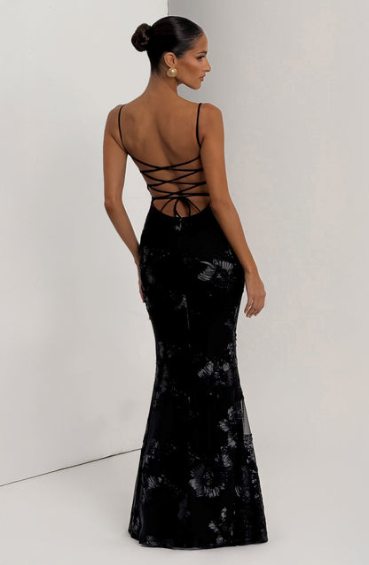 Nefertiti Maxi Dress - Black